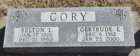 CORY, RELTON L - Woodbury County, Iowa | RELTON L CORY 
