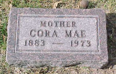 COX, CORA MAE - Woodbury County, Iowa | CORA MAE COX 