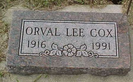 COX, ORVAL LEE - Woodbury County, Iowa | ORVAL LEE COX 