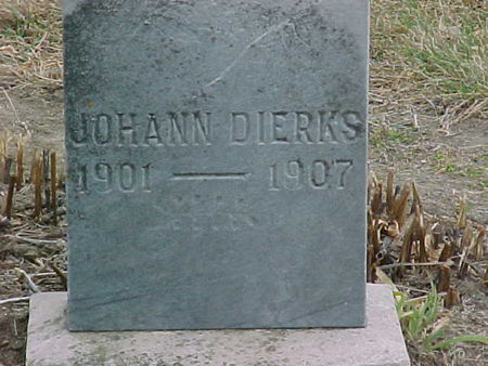 DIERKS, JOHANN - Woodbury County, Iowa | JOHANN DIERKS 