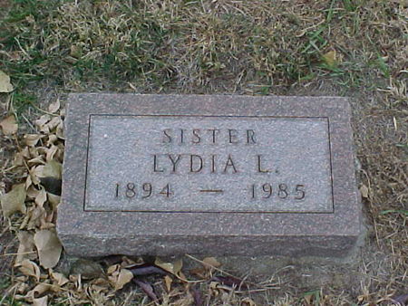 EGGER, LYDIA LOUISE - Woodbury County, Iowa | LYDIA LOUISE EGGER 