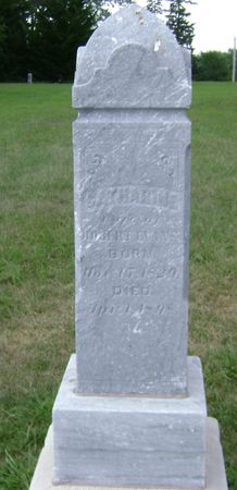 EVANS, CATHERINE - Woodbury County, Iowa | CATHERINE EVANS 