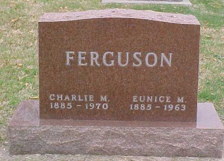 FERGUSON, CHARLIE M - Woodbury County, Iowa | CHARLIE M FERGUSON 