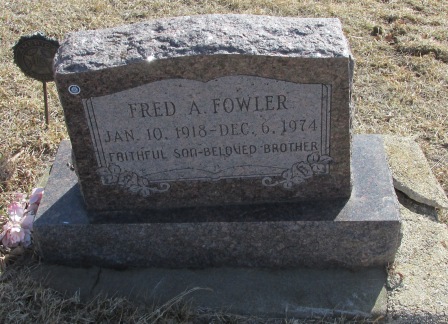 FOWLER, FRED A - Woodbury County, Iowa | FRED A FOWLER 