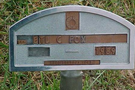 FOX, ETHEL C - Woodbury County, Iowa | ETHEL C FOX 