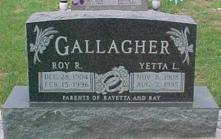 GALLAGHER, ROY R - Woodbury County, Iowa | ROY R GALLAGHER 