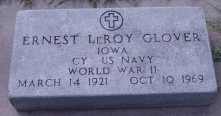 GLOVER, ERNEST LEROY - Woodbury County, Iowa | ERNEST LEROY GLOVER 