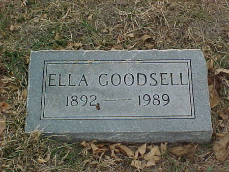 GOODSELL, ELLA LUSETTA - Woodbury County, Iowa | ELLA LUSETTA GOODSELL 