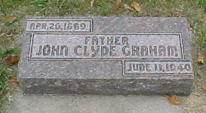 GRAHAM, JOHN CLYDE - Woodbury County, Iowa | JOHN CLYDE GRAHAM 