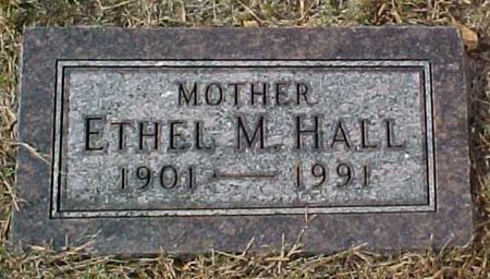 HALL, ETHEL M - Woodbury County, Iowa | ETHEL M HALL 
