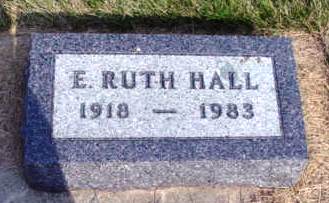 HALL, E RUTH - Woodbury County, Iowa | E RUTH HALL 