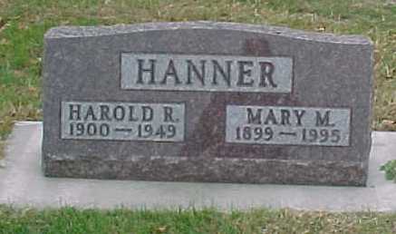 HANNER, HAROLD R - Woodbury County, Iowa | HAROLD R HANNER 