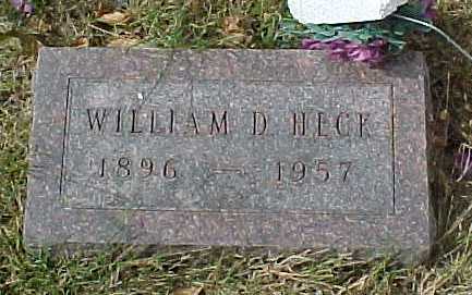 HECK, WILLIAM D - Woodbury County, Iowa | WILLIAM D HECK 