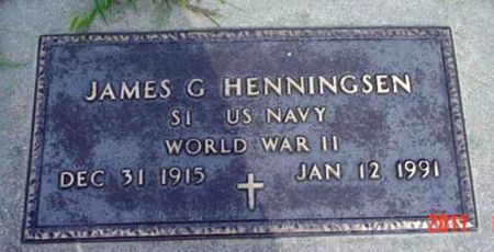 HENNINGSEN, JAMES G - Woodbury County, Iowa | JAMES G HENNINGSEN 