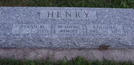 HENRY, SARAH - Woodbury County, Iowa | SARAH HENRY 