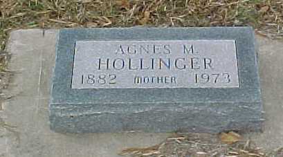 HOLLINGER, AGNES M - Woodbury County, Iowa | AGNES M HOLLINGER 