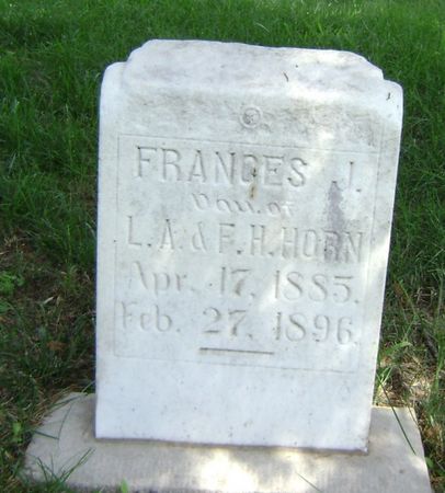HORN, FRANCES J - Woodbury County, Iowa | FRANCES J HORN 