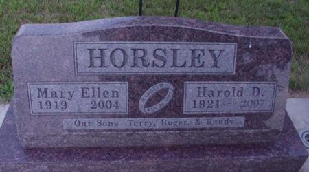 HORSLEY, HAROLD D - Woodbury County, Iowa | HAROLD D HORSLEY 