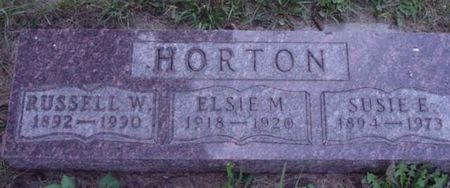 HORTON, ELSIE M - Woodbury County, Iowa | ELSIE M HORTON 