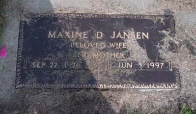 JANSEN, MAXINE D - Woodbury County, Iowa | MAXINE D JANSEN 