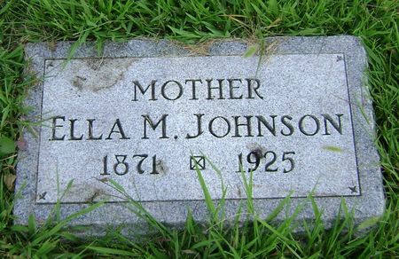 JOHNSON, ELLA M - Woodbury County, Iowa | ELLA M JOHNSON 