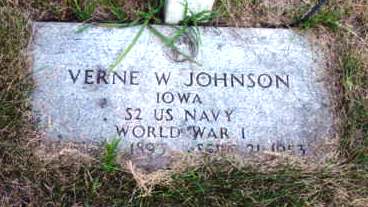 JOHNSON, VERNE W - Woodbury County, Iowa | VERNE W JOHNSON 