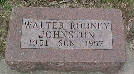JOHNSTON, WALTER RODNEY - Woodbury County, Iowa | WALTER RODNEY JOHNSTON 