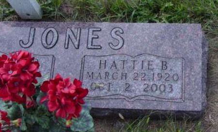 JONES, HATTIE B - Woodbury County, Iowa | HATTIE B JONES 