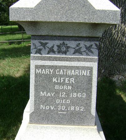 KIFER, MARY CATHERINE - Woodbury County, Iowa | MARY CATHERINE KIFER 