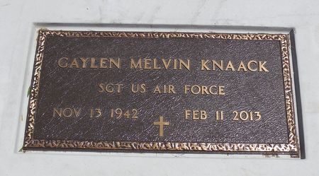 KNAACK, GAYLEN MELVIN - Woodbury County, Iowa | GAYLEN MELVIN KNAACK 