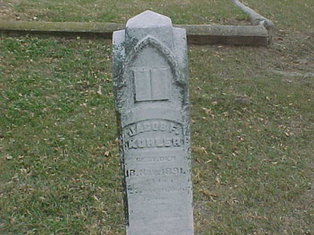 KOHLER, JACOB FREDERICH - Woodbury County, Iowa | JACOB FREDERICH KOHLER 