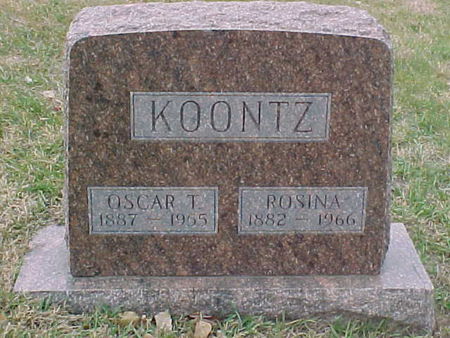 KOONTZ, OSCAR THOMAS - Woodbury County, Iowa | OSCAR THOMAS KOONTZ 