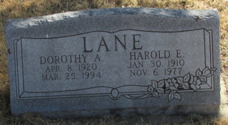 LANE, DOROTHY A - Woodbury County, Iowa | DOROTHY A LANE 