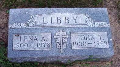 LIBBY, LENA A - Woodbury County, Iowa | LENA A LIBBY 