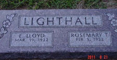 LIGHTHALL, E LLOYD - Woodbury County, Iowa | E LLOYD LIGHTHALL 