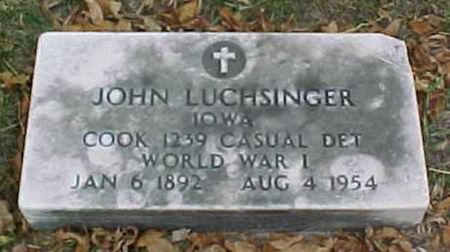 LUCHSINGER, JOHN - Woodbury County, Iowa | JOHN LUCHSINGER 