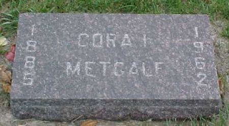 METCALF, CORA I - Woodbury County, Iowa | CORA I METCALF 