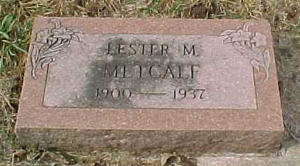 METCALF, LESTER M - Woodbury County, Iowa | LESTER M METCALF 