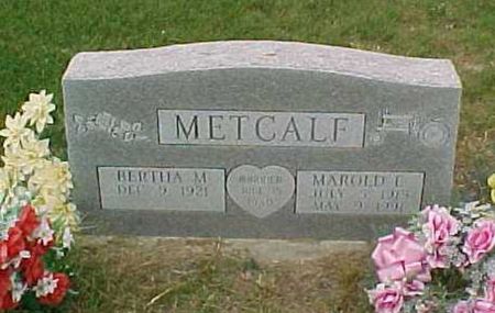 METCALF, MAROLD E - Woodbury County, Iowa | MAROLD E METCALF 