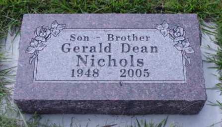 NICHOLS, GERALD DEAN - Woodbury County, Iowa | GERALD DEAN NICHOLS 