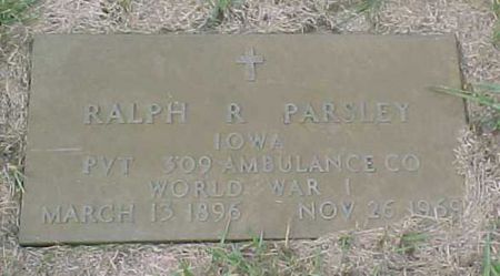 PARSLEY, RALPH R - Woodbury County, Iowa | RALPH R PARSLEY 