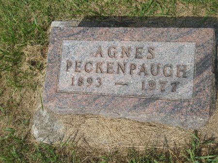 PECKENPAUGH, AGNES - Woodbury County, Iowa | AGNES PECKENPAUGH 