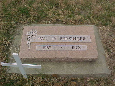 PERSINGER, IVAL DALE - Woodbury County, Iowa | IVAL DALE PERSINGER 