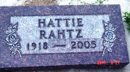 RAHTZ, HATTIE - Woodbury County, Iowa | HATTIE RAHTZ 