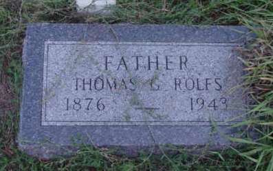 ROLFS, THOMAS G - Woodbury County, Iowa | THOMAS G ROLFS 