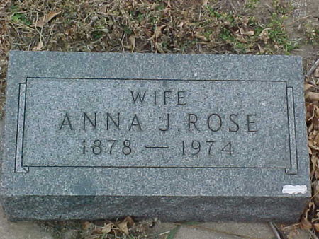 ROSE, ANNA JULIA - Woodbury County, Iowa | ANNA JULIA ROSE 
