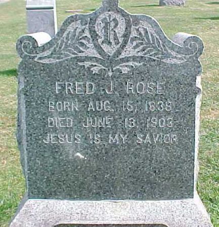 ROSE, FRED J - Woodbury County, Iowa | FRED J ROSE 