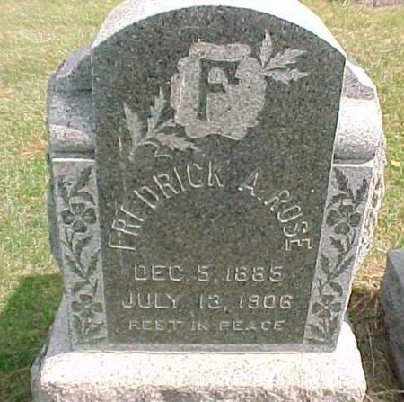 ROSE, FREDRICK A - Woodbury County, Iowa | FREDRICK A ROSE 