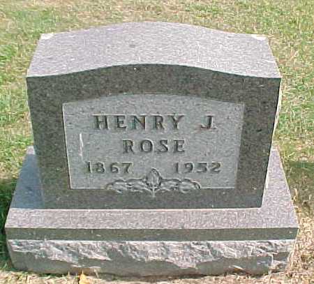 ROSE, HENRY J - Woodbury County, Iowa | HENRY J ROSE 