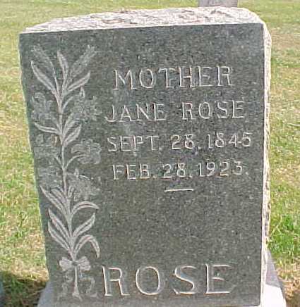 ROSE, JANE - Woodbury County, Iowa | JANE ROSE 